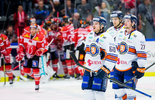 Växjös Martin Lundberg och Erik Josefsson deppar