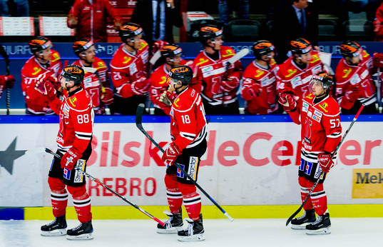 Örebros Viktor Ekbom, Joakim Andersson och Daine Todd