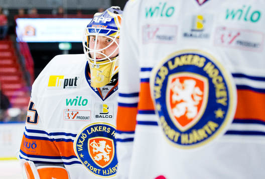 Växjös målvakt Viktor Andrén