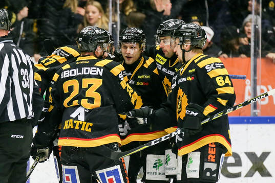 Skellefteås Mark Katic , Oscar Möller , Joakim Lindström