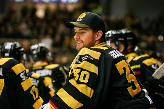Skellefteås målvakt Gustaf Lindvall
