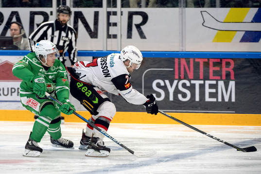 Rögles Bryan Lerg och Malmö Redhawks Nils Andersson