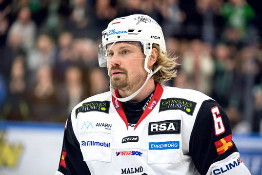 Malmö Redhawks Stefan Warg deppar