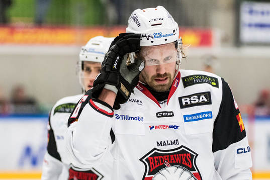 Malmö Redhawks Stefan Warg deppar
