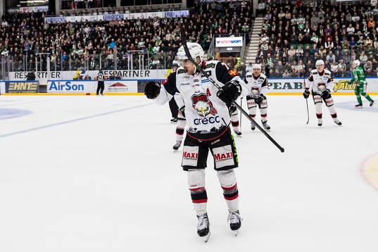 Malmö Redhawks Nils Andersson jublar