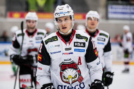 Malmö Redhawks Robin Alvarez deppar