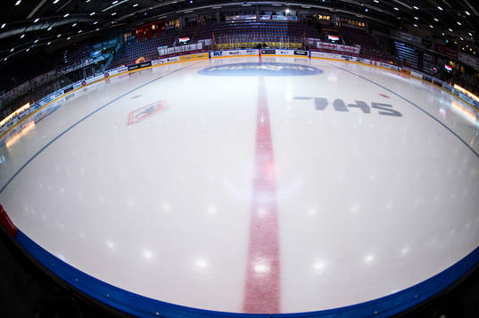NKT arena invändigt innan ishockeymatchen i SHL mellan