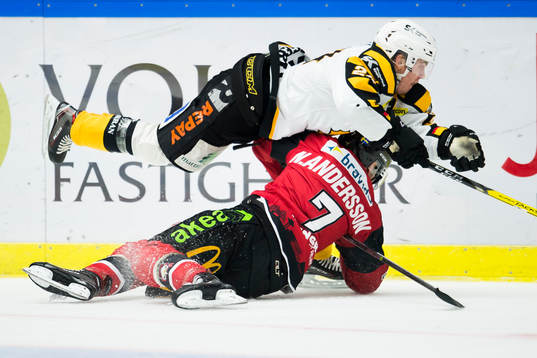 Malmö Redhawks Nils Andersson och Skellefteås Andreas