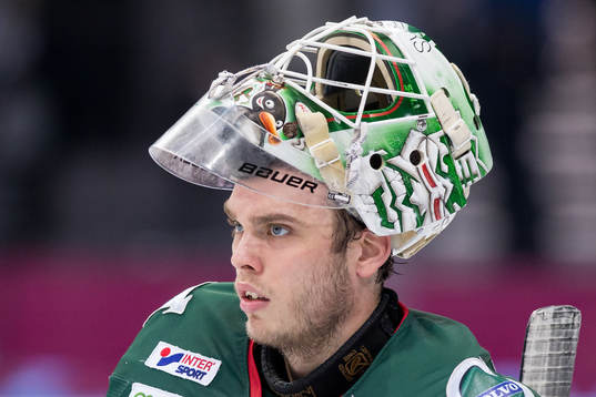 Frölundas målvakt Johan Gustafsson