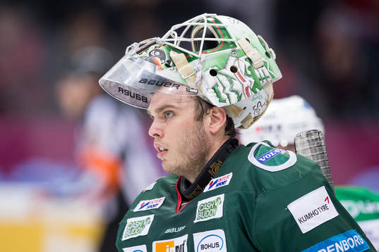 Frölundas målvakt Johan Gustafsson