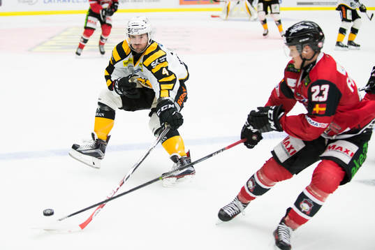 Skellefteås Bud Holloway och Malmö Redhawks  Christoffer