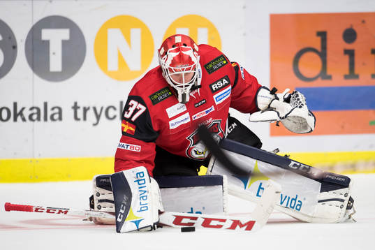 Malmö Redhawks målvakt Jonas Gunnarsson