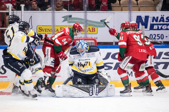 Moras Sebastian Hartmann och Jacob Lagacé och Jacob