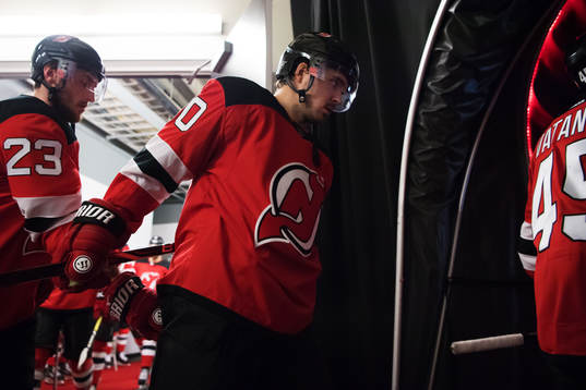 Devils Marcus Johansson i spelargången