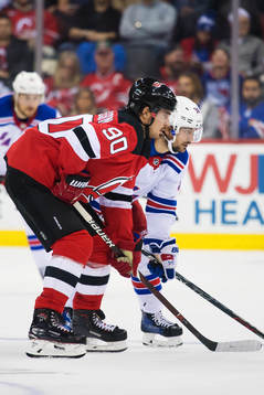 Devils Marcus Johansson och Rangers Mats Zuccarello