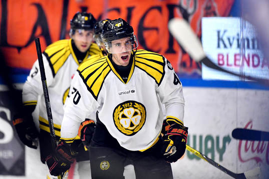 Brynäs Jesper Jensen jublar