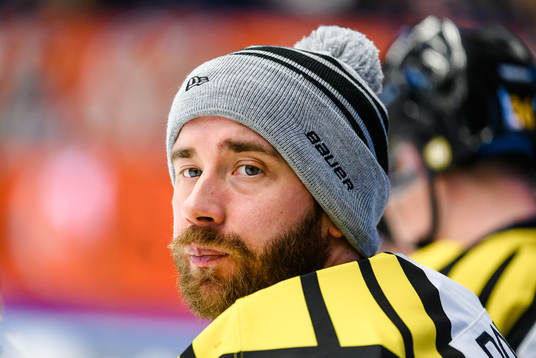 Brynäs målvakt David Rautio i båset