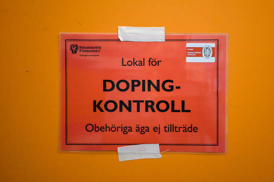 Skyllt för Dopingkontroll