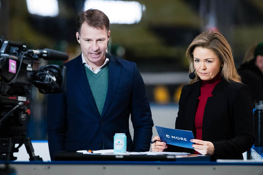 Cmores Mike Helber och Marika Eriksson