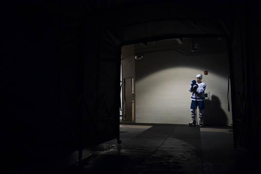 Maple Leafs Matt Martin i spelargången
