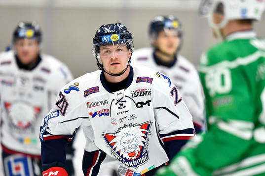 Linköpings Nick Sörenssen jublar