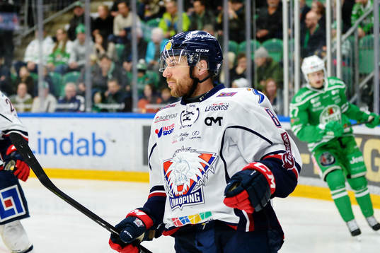 Linköpings Derek Roy jublar
