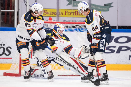 Djurgårdens målvakt Adam Reideborn och David Bernhardt