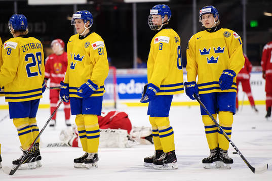 Sveriges, Isac Lundeström, Rasmus Dahlin och Marcus