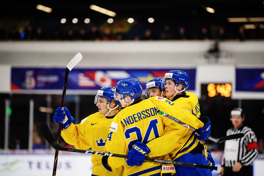 Sveriges Isac Lundeström, Lias Andersson, Jesper Boqvist