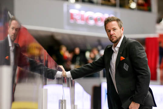 Karlskronas assisterande tränare Mikael Aaro
