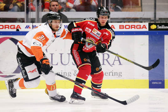 Karlskronas Marcus Paulsson och Luleås Viktor Grahn
