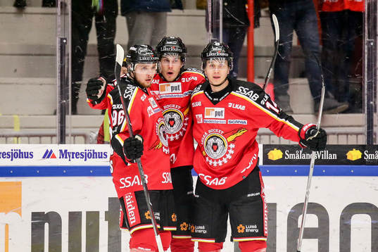 Luleås Robin Kovacs , Emil Larsson och Anton Toolanen