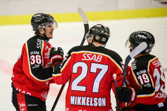 Luleås Emil Larsson jublar