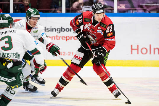 Malmö Redhawks Lars Bryggman och Frölundas Jakob Stenqvist