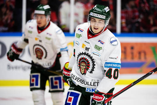 Frölundas Joel Mustonen deppar