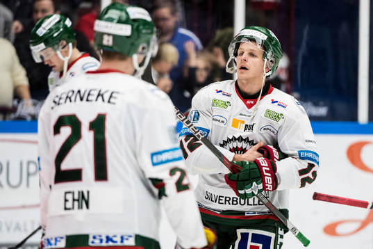 Frölundas Max Friberg deppar