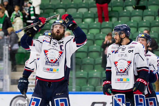 Linköpings Niklas Persson jublar
