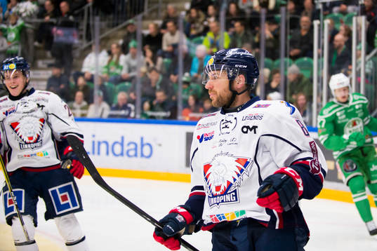 Linköpings Derek Roy jublar