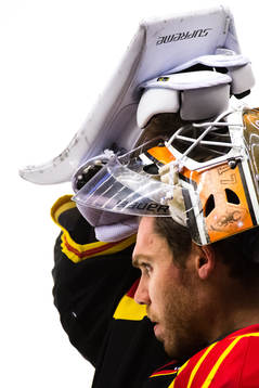 Brynäs målvakt Linus Fernström