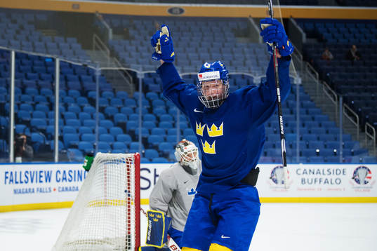Rasmus Dahlin jublar