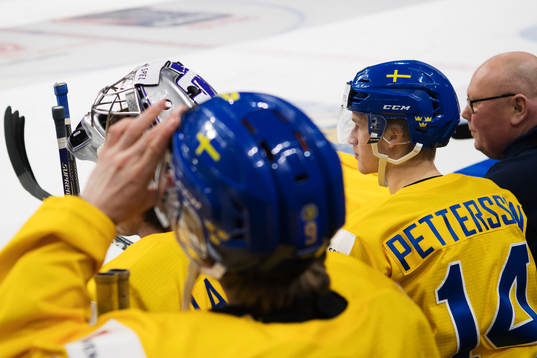 Elias Pettersson på bänken