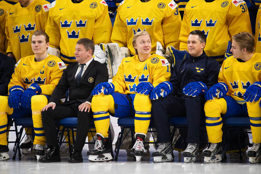 Lias Andersson, team manager Jonas Fransson, Alexander