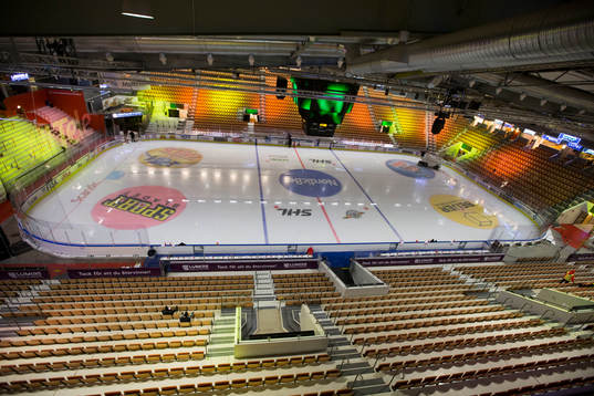 Coop Norrbotten arena före ishockeymatchen i SHL mellan