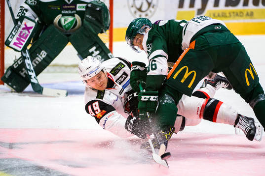 Malmö Redhawks Rhett Rakhshani och Färjestads Niklas