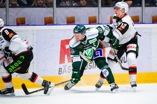 Färjestads Alexander Johansson och Malmö Redhawks Matias