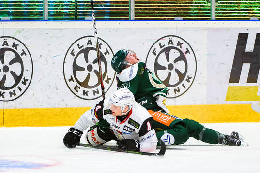 Malmö Redhawks Tuukka Mäntylä och Färjestads Joakim