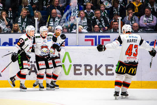 Malmö Redhawks Christoffer Forsberg, Johan Olofsson, Jens