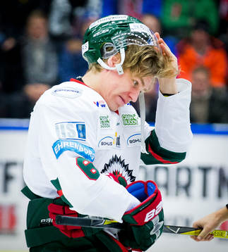 Frölundas Kristoffer Gunnarsson deppar