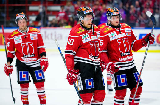 Örebros Viktor Amnér, Joakim Andersson och Jare Sallinen