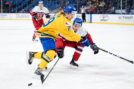 Sveriges Oskar Steen och Tjeckiens Libor Hajek